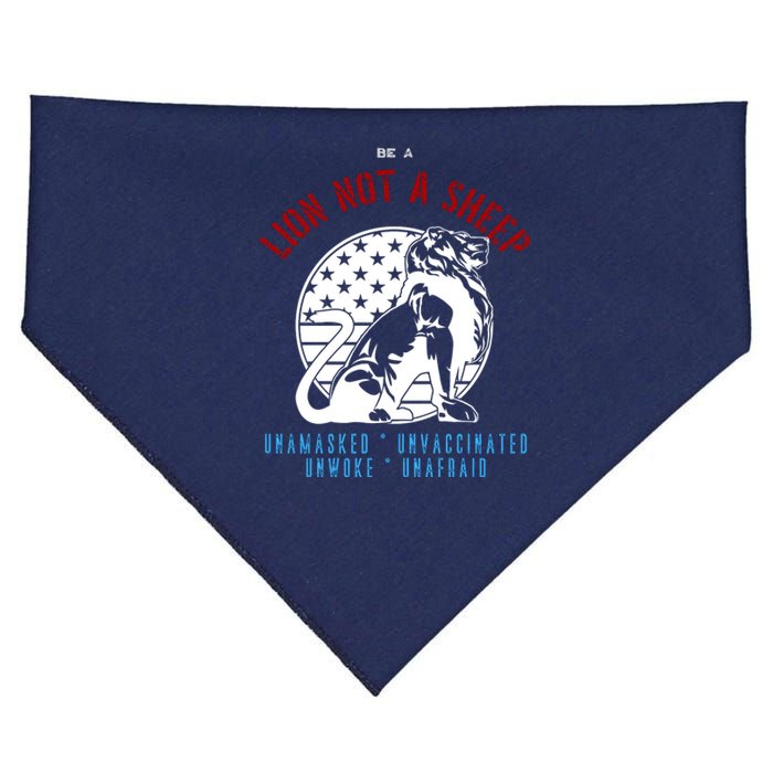 Conservative Lion Not A Sheep USA-Made Doggie Bandana