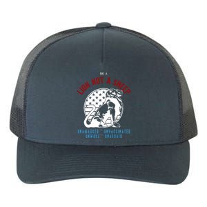 Conservative Lion Not A Sheep Yupoong Adult 5-Panel Trucker Hat