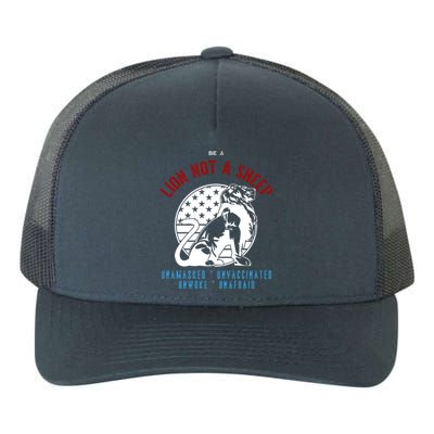 Conservative Lion Not A Sheep Yupoong Adult 5-Panel Trucker Hat