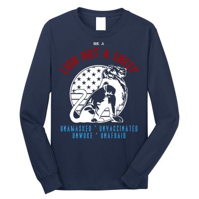 Conservative Lion Not A Sheep Long Sleeve Shirt