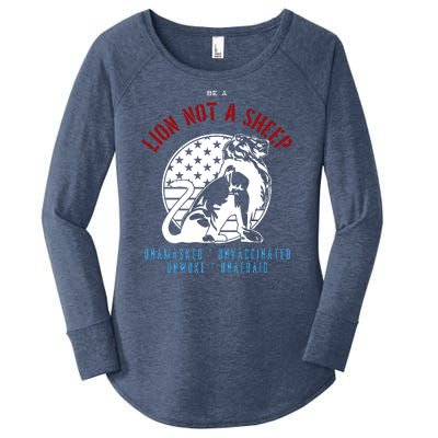 Conservative Lion Not A Sheep Women's Perfect Tri Tunic Long Sleeve Shirt