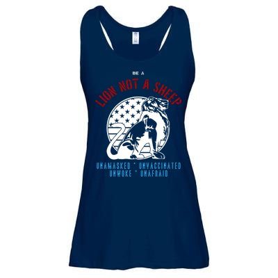 Conservative Lion Not A Sheep Ladies Essential Flowy Tank
