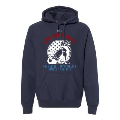 Conservative Lion Not A Sheep Premium Hoodie