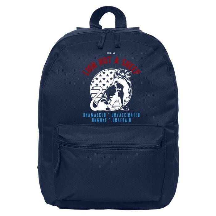Conservative Lion Not A Sheep 16 in Basic Backpack
