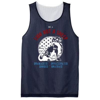 Conservative Lion Not A Sheep Mesh Reversible Basketball Jersey Tank