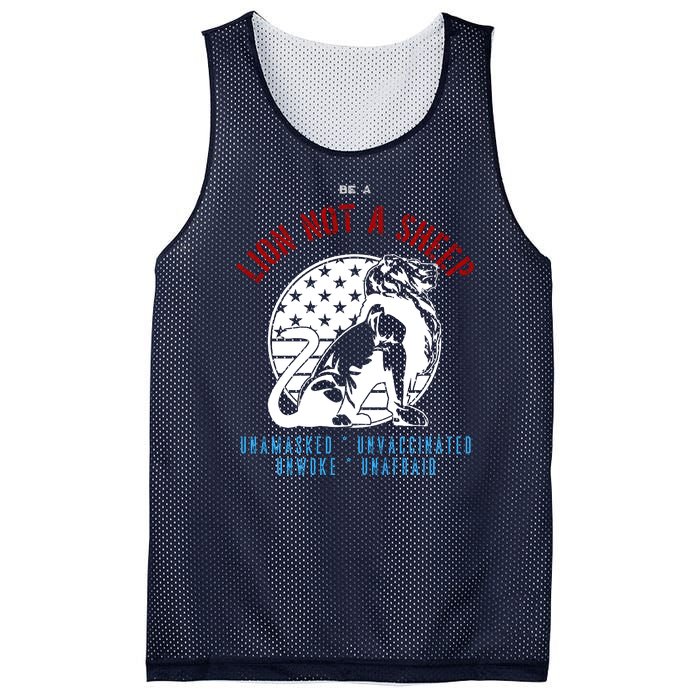 Conservative Lion Not A Sheep Mesh Reversible Basketball Jersey Tank