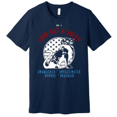 Conservative Lion Not A Sheep Premium T-Shirt