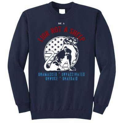 Conservative Lion Not A Sheep Tall Sweatshirt