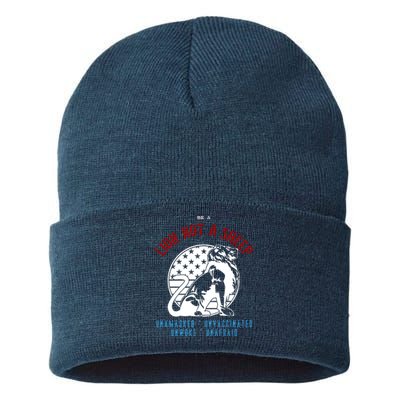 Conservative Lion Not A Sheep Sustainable Knit Beanie