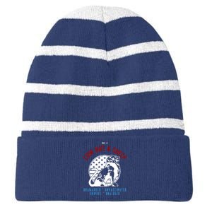 Conservative Lion Not A Sheep Striped Beanie with Solid Band