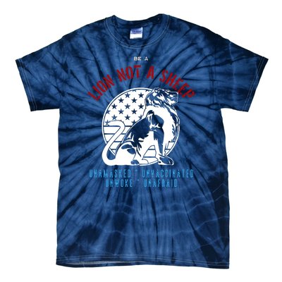 Conservative Lion Not A Sheep Tie-Dye T-Shirt