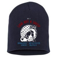 Conservative Lion Not A Sheep Short Acrylic Beanie