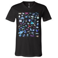Cool Lots Of Bugs V-Neck T-Shirt
