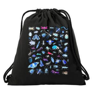 Cool Lots Of Bugs Drawstring Bag