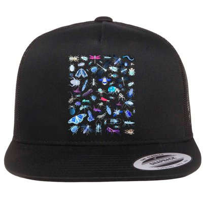 Cool Lots Of Bugs Flatbill Hat
