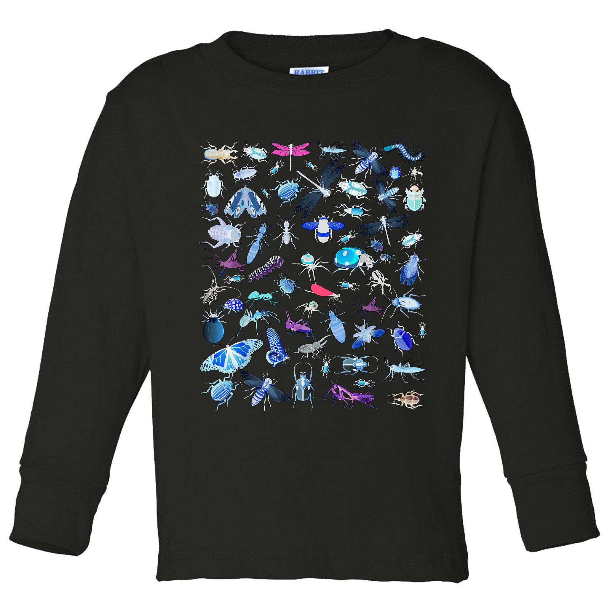 Cool Lots Of Bugs Toddler Long Sleeve Shirt