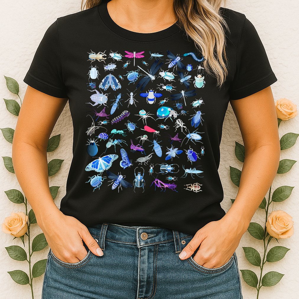 Cool Lots Of Bugs Womens T-Shirt