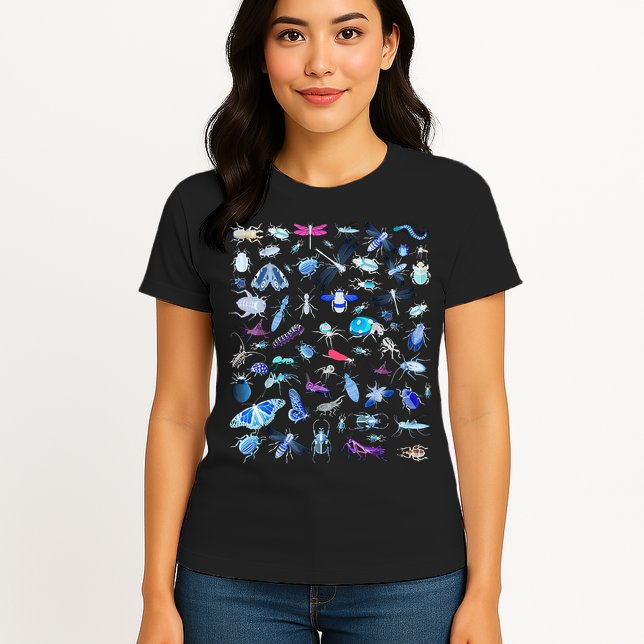 Cool Lots Of Bugs Womens T-Shirt