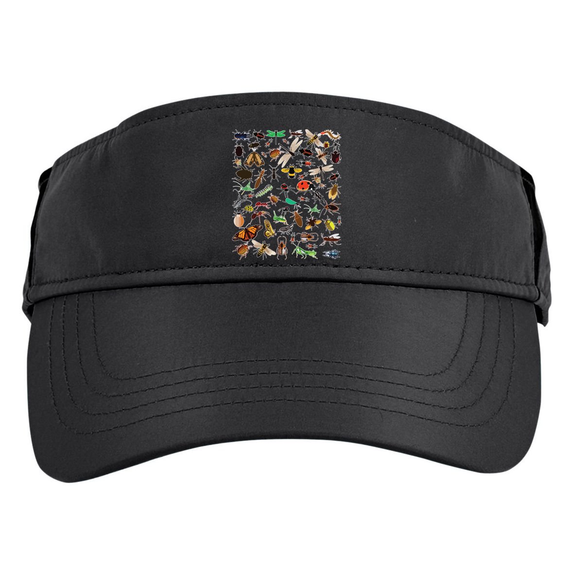 Cool Lots Of Bugs Funny Insect Lover Entomologist Adult Drive Performance Visor