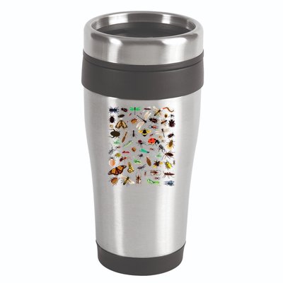 Cool Lots Of Bugs Funny Insect Lover Entomologist 16oz Travel Tumbler