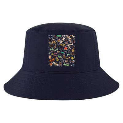 Cool Lots Of Bugs Funny Insect Lover Entomologist Cool Comfort Performance Bucket Hat