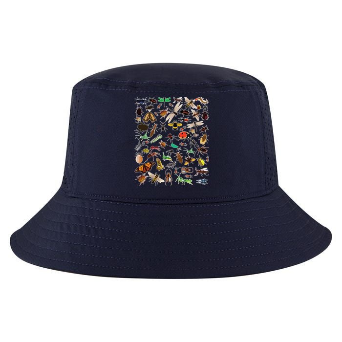 Cool Lots Of Bugs Funny Insect Lover Entomologist Cool Comfort Performance Bucket Hat