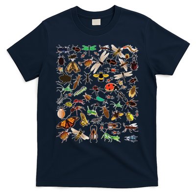 Cool Lots Of Bugs Funny Insect Lover Entomologist T-Shirt