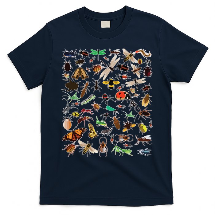 Cool Lots Of Bugs Funny Insect Lover Entomologist T-Shirt