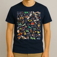 Cool Lots Of Bugs Funny Insect Lover Entomologist T-Shirt