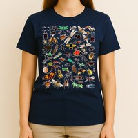 Cool Lots Of Bugs Funny Insect Lover Entomologist T-Shirt