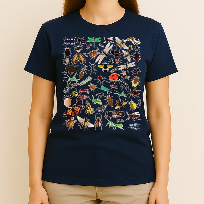 Cool Lots Of Bugs Funny Insect Lover Entomologist T-Shirt