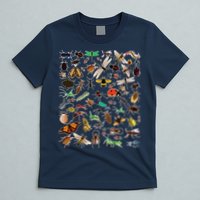 Cool Lots Of Bugs Funny Insect Lover Entomologist T-Shirt