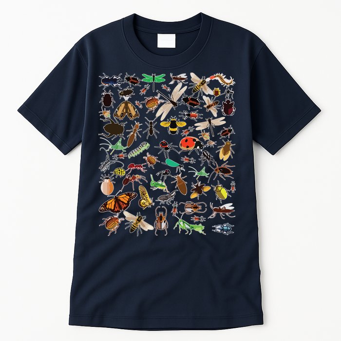 Cool Lots Of Bugs Funny Insect Lover Entomologist Tall T-Shirt