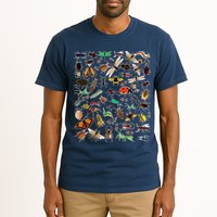Cool Lots Of Bugs Funny Insect Lover Entomologist Tall T-Shirt
