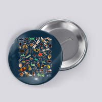Cool Lots Of Bugs Funny Insect Lover Entomologist Button