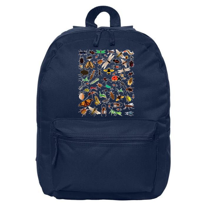 Cool Lots Of Bugs Funny Insect Lover Entomologist 16 in Basic Backpack