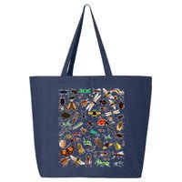 Cool Lots Of Bugs Funny Insect Lover Entomologist 25L Jumbo Tote