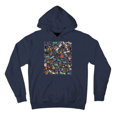 Cool Lots Of Bugs Funny Insect Lover Entomologist Tall Hoodie