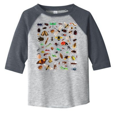 Cool Lots Of Bugs Funny Insect Lover Entomologist Toddler Fine Jersey T-Shirt