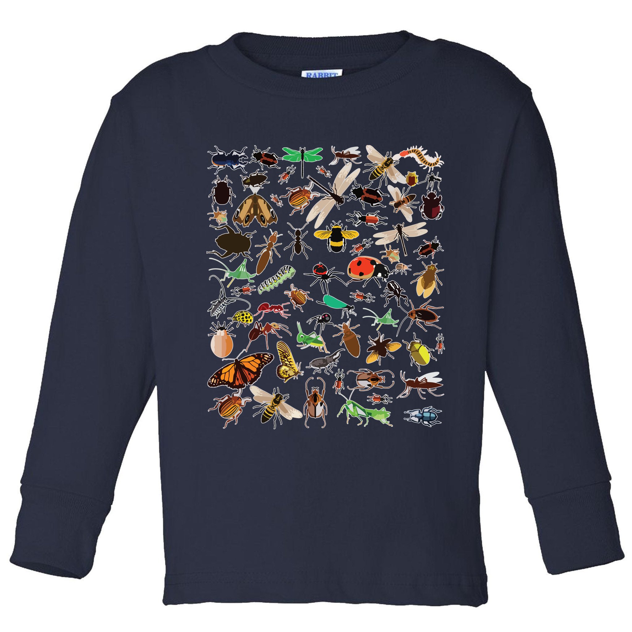Cool Lots Of Bugs Funny Insect Lover Entomologist Toddler Long Sleeve Shirt
