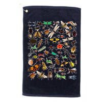 Cool Lots Of Bugs Funny Insect Lover Entomologist Golf Towel