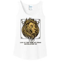 Christian Lion Of Judah Faith Gift Ladies Essential Tank