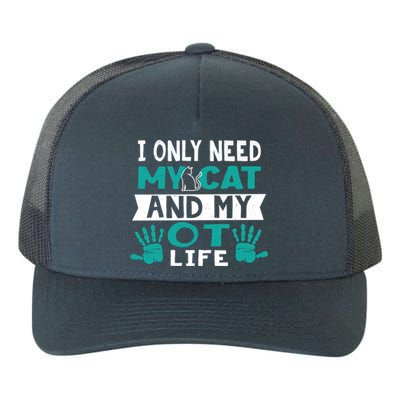 Cat Lover Occupational Therapy Cute Giftot Therapist Ot Month Gift Yupoong Adult 5-Panel Trucker Hat