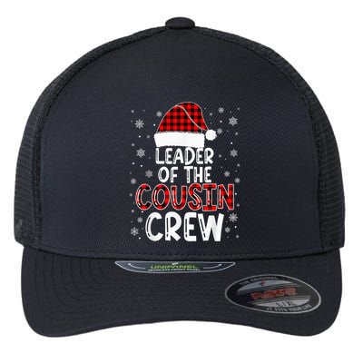 Christmas Leader Of The Cousin Crew Pajamas Family Xmas Flexfit Unipanel Trucker Cap