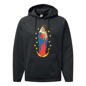 Chiquinquira Lady Of The Rosary Performance Fleece Hoodie