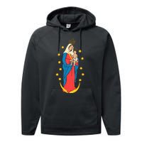 Chiquinquira Lady Of The Rosary Performance Fleece Hoodie