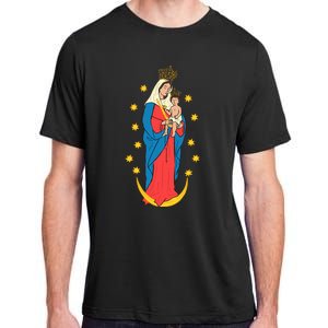 Chiquinquira Lady Of The Rosary Adult ChromaSoft Performance T-Shirt