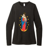 Chiquinquira Lady Of The Rosary Womens CVC Long Sleeve Shirt