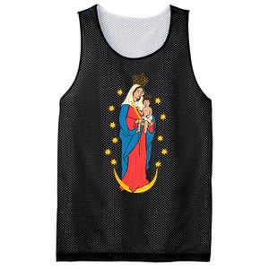 Chiquinquira Lady Of The Rosary Mesh Reversible Basketball Jersey Tank