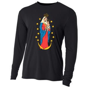 Chiquinquira Lady Of The Rosary Cooling Performance Long Sleeve Crew